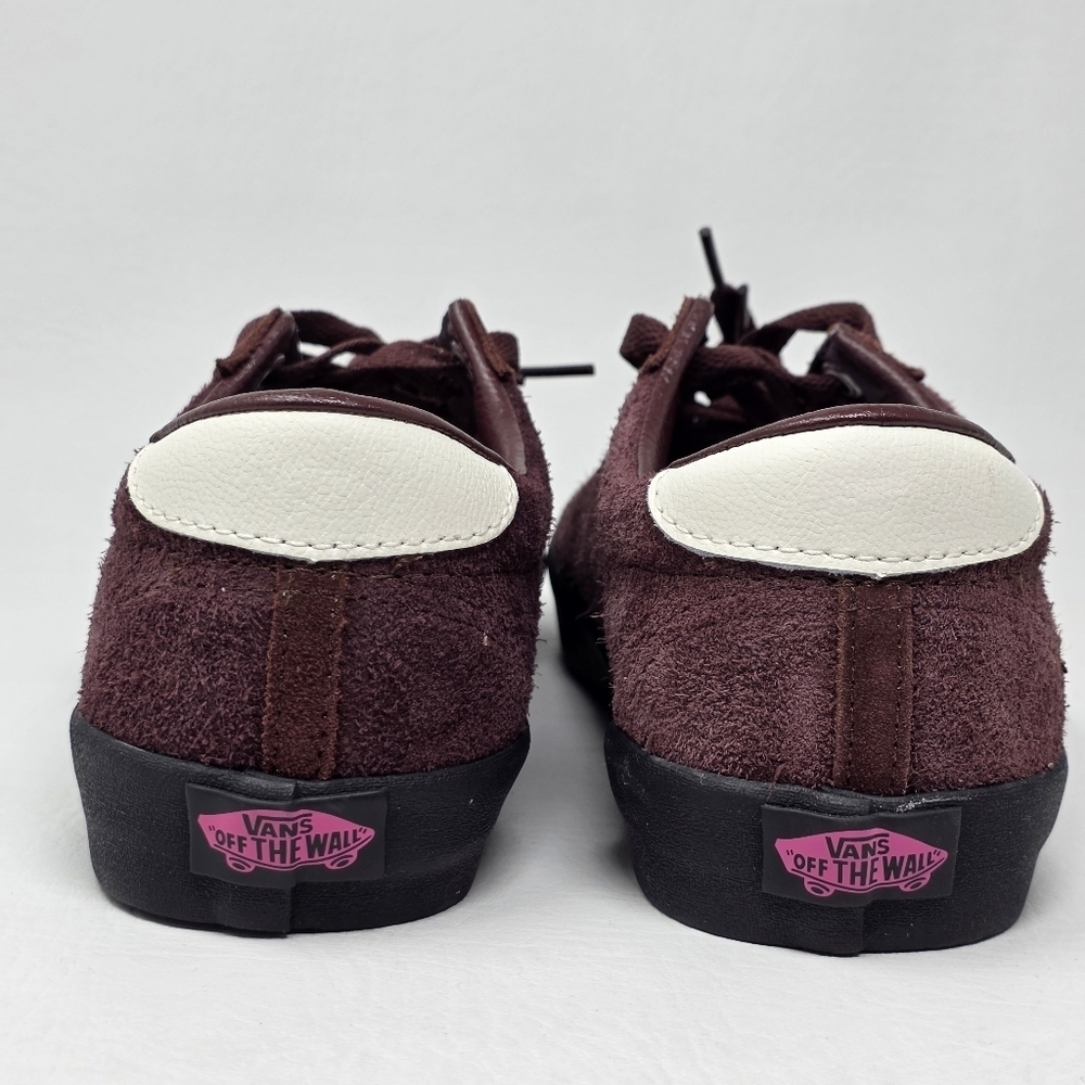 Vans Sport Low Burgundy Brown Pink VF 508357 Mens Size 7 Womens 8.5 Leather New - Picture 5 of 10